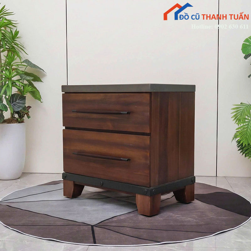 tu-dau-giuong-2-ngan-keo-thanh-ly-moi-99-4 Tủ Đầu Giường 2 Ngăn Kéo Thanh Lý Mới 99%