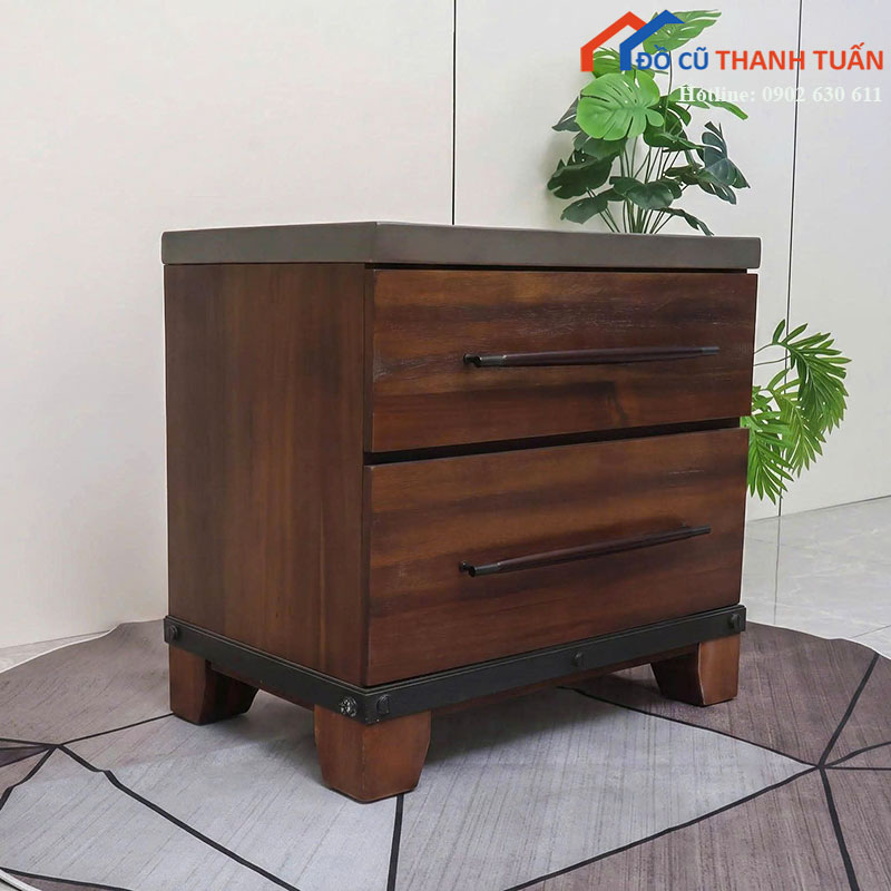 tu-dau-giuong-2-ngan-keo-thanh-ly-moi-99-5 Tủ Đầu Giường 2 Ngăn Kéo Thanh Lý Mới 99%