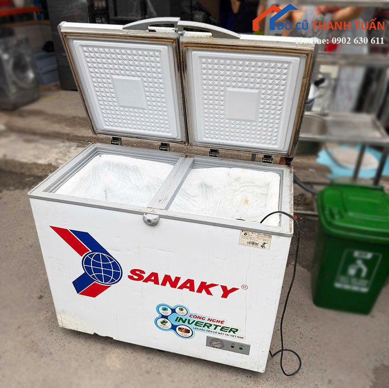 tu-dong-sanaky-cu-vh-2599a3-tiet-kiem-dien-1 Tủ Đông Sanaky Cũ VH-2599A3 Tiết Kiệm Điện