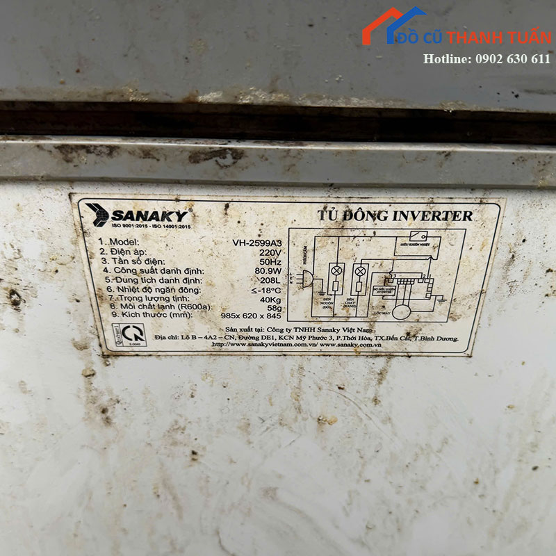 tu-dong-sanaky-cu-vh-2599a3-tiet-kiem-dien-3 Tủ Đông Sanaky Cũ VH-2599A3 Tiết Kiệm Điện