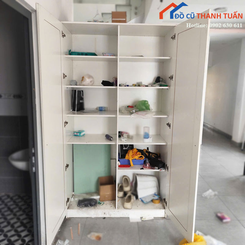 tu-dung-do-2-canh-cua-mo-khung-go-cong-nghiep-moi-90-1 Tủ Đựng Đồ 2 Cánh Cửa Mở Khung Gỗ Công Nghiệp Mới 90%