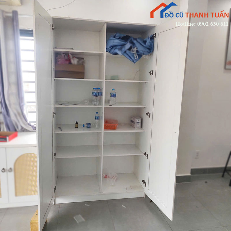 tu-dung-do-2-canh-cua-mo-khung-go-cong-nghiep-moi-90-3 Tủ Đựng Đồ 2 Cánh Cửa Mở Khung Gỗ Công Nghiệp Mới 90%