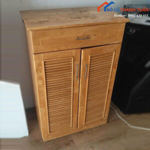 Tủ Đựng Giày Dép Cũ 2 Cánh Gỗ Dáng Đứng
