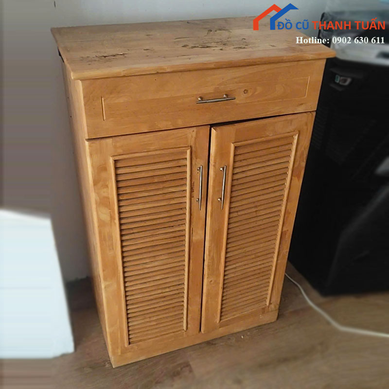 Tủ Đựng Giày Dép Cũ 2 Cánh Gỗ Dáng Đứng