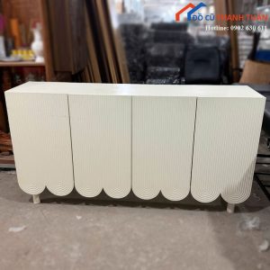 Tủ Giày Dép 4 Cánh Màu Trắng Mới 90%