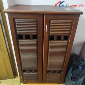 Tủ Giày Dép Cũ 2 Cánh Có Khe Thông Thoáng