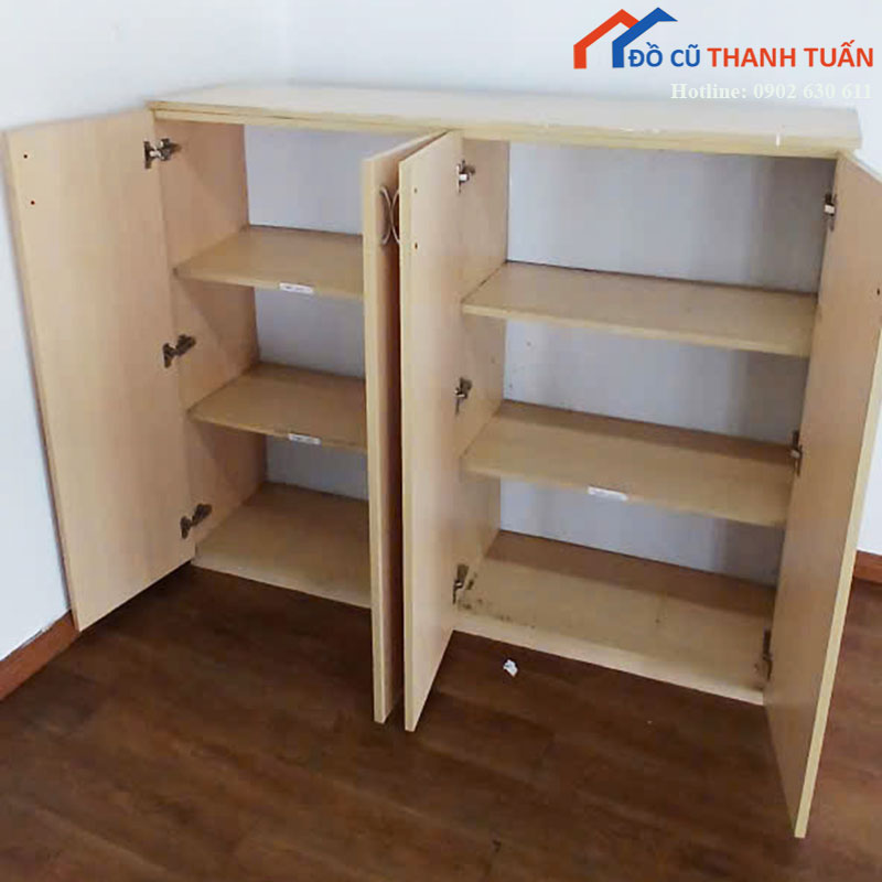 tu-ho-so-thap-cu-go-cong-nghiep-4-canh-2 Thanh Lý Đồ Nội Thất Cũ - Chuyên Mua Bán Bàn Ghế Cũ Giá Tốt Nhất