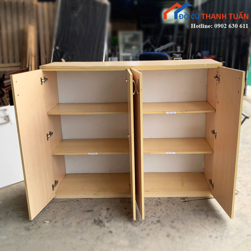 tu-ho-so-thap-cu-go-cong-nghiep-4-canh-7 Tủ Hồ Sơ Thấp Cũ Gỗ Công Nghiệp 4 Cánh