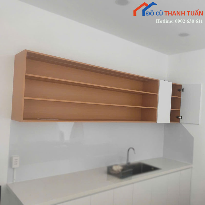 tu-ke-bep-treo-tuong-cu-dai-2m8-1 Tủ Kệ Bếp Treo Tường Cũ Dài 2m8