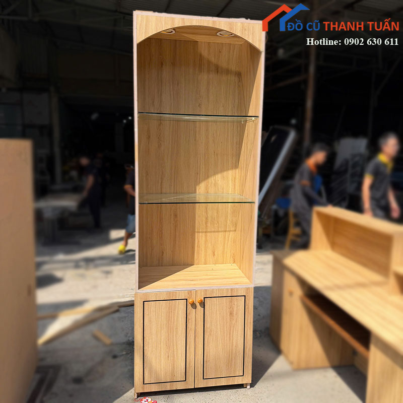 tu-ke-trung-bay-dung-cu-75cm-ke-kinh-3 Tủ Kệ Trưng Bày Đứng Cũ 75cm Kệ Kính