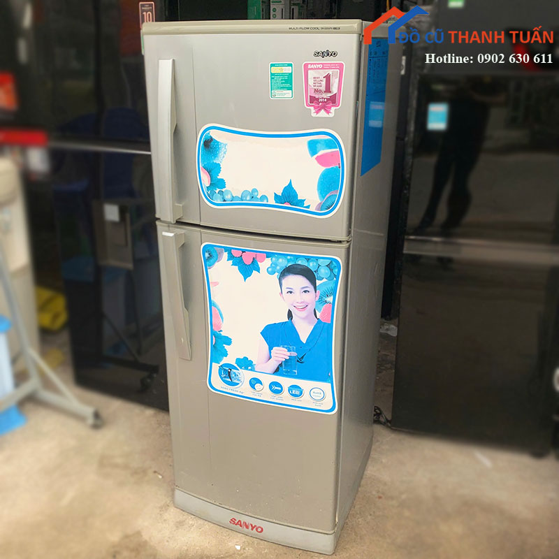 tu-lanh-sanyo-2-canh-cu-ngan-da-3 Tủ Lạnh Sanyo 2 Cánh Cũ Ngăn Đá